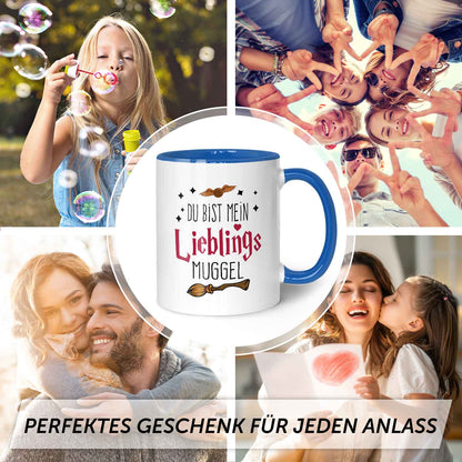 Bedruckte Tasse mit Spruch - Du bist mein Lieblingsmuggel