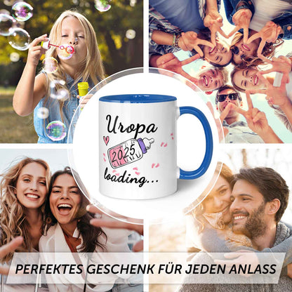 Bedruckte Tasse mit Spruch - Baby Loading in versch. Varianten