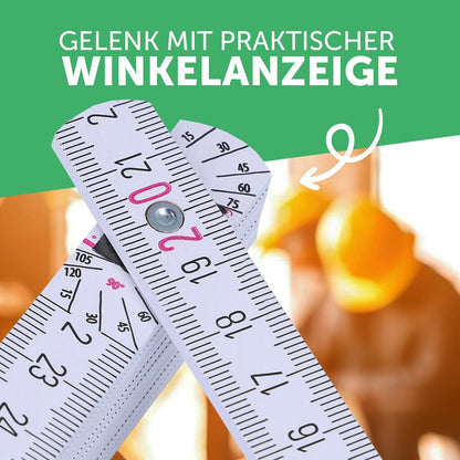 Zollstock 2 Meter mit UV Druck - Wunschtext - Personalisiert mit eigenem Text und Foto