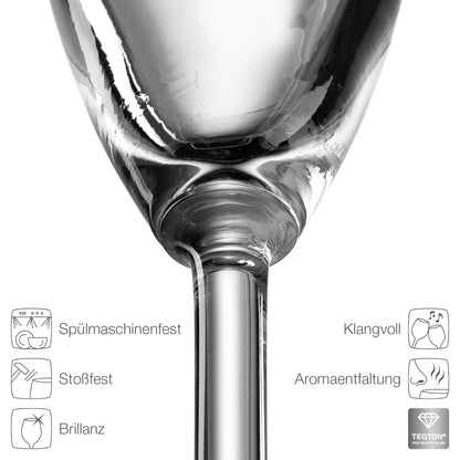 Leonardo Glas mit Gravur - "Elegant"