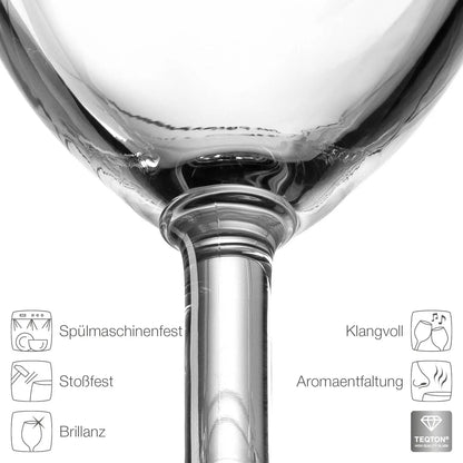 Leonardo Bierglas mit Gravur "To the world's best"