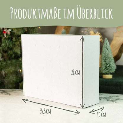 Personalisierter DIY Adventskalender mit Retro Foto Design zum selbst Befüllen