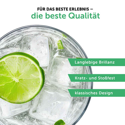 2er Set Montana GIN-Gläser "Der Gin des Lebens" mit Wunschnamen