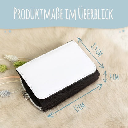 Bedruckte Geldbörse für Kinder im Lama Design