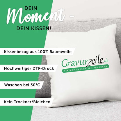 Personalisiertes Kissen mit Motiv - Monster
