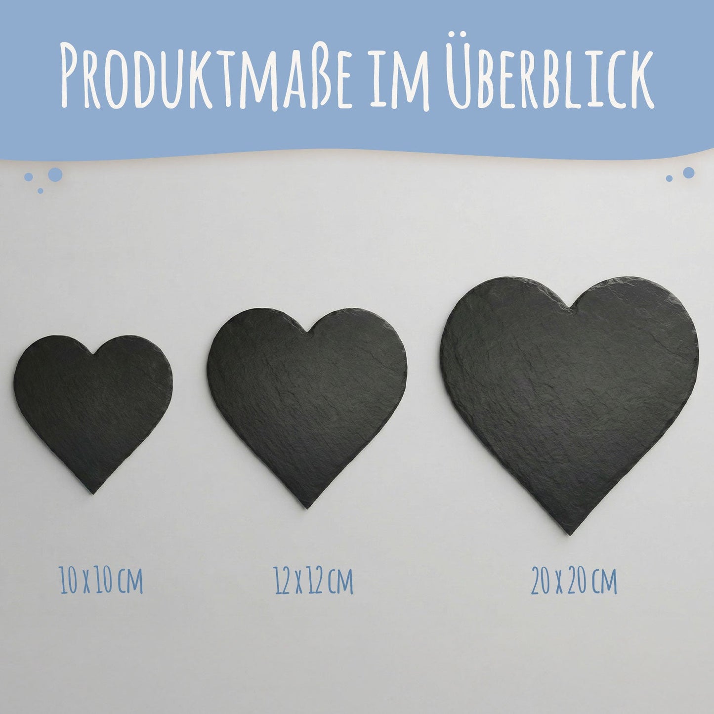 Bedrucktes Schieferherz - Paarfoto - Personalisiertes Geschenk
