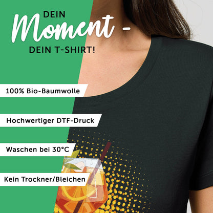Bedrucktes T-Shirt für Damen - Hallöchen Aperölchen