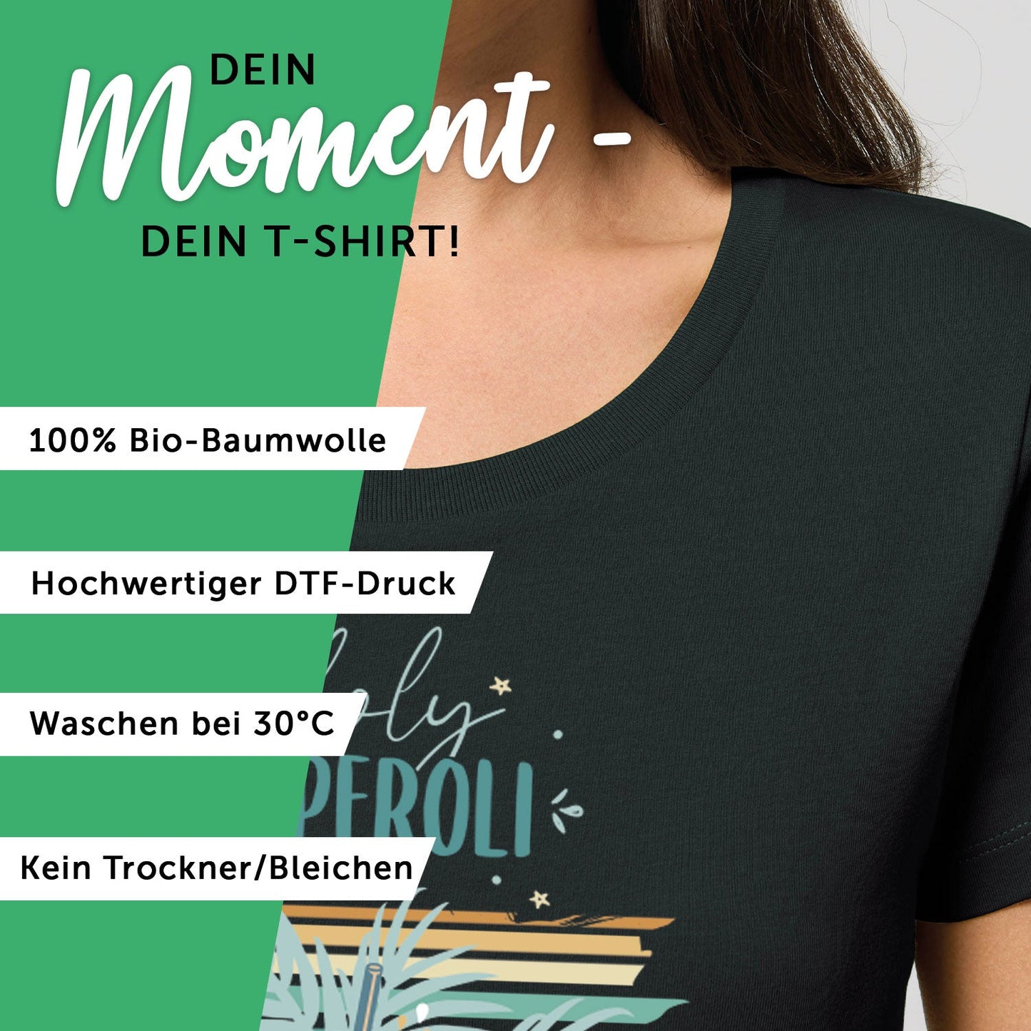 Bedrucktes T-Shirt für Damen - Holy Aperoli