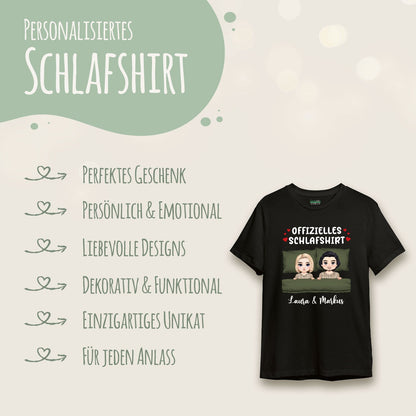 Personalisiertes Oversized T-Shirt - Offizielles Schlafshirt