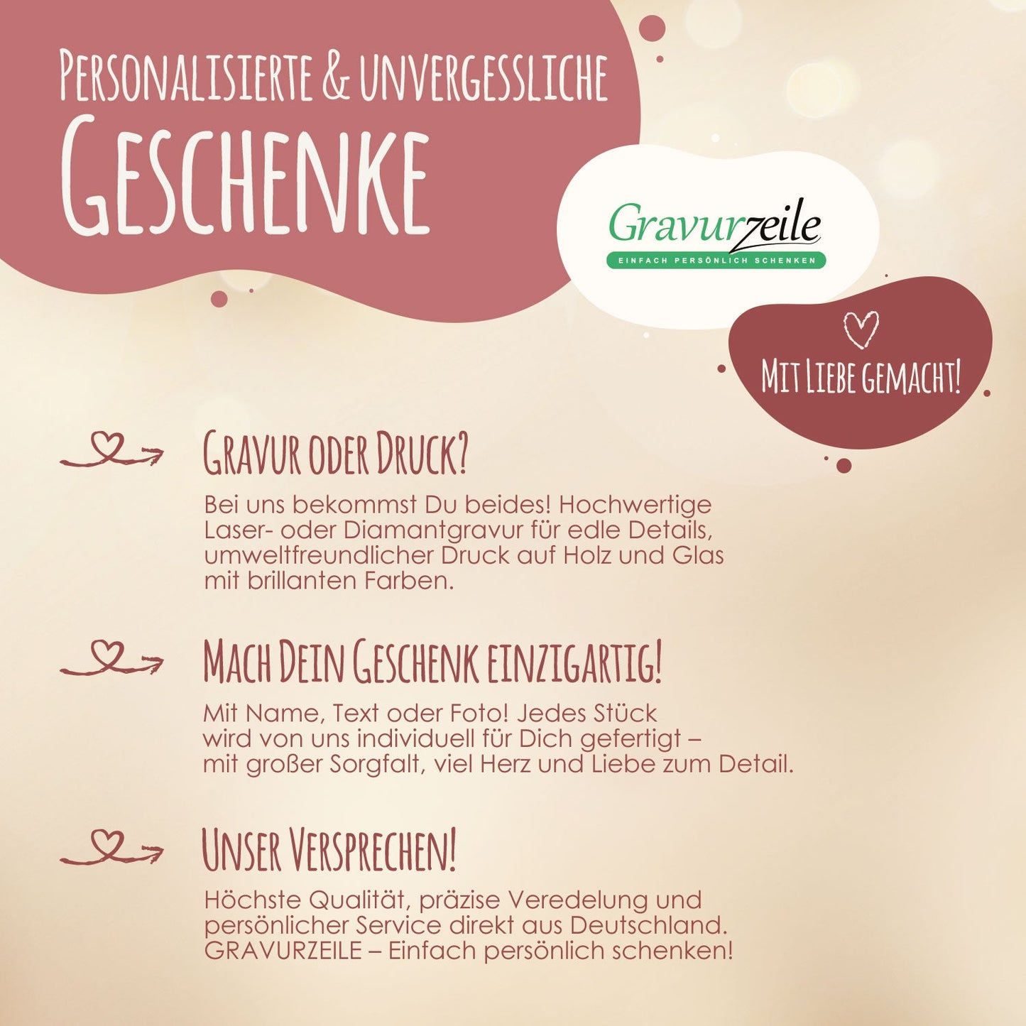 Beleuchtetes LED Acrylglas - Wo alles begann mit Namen
