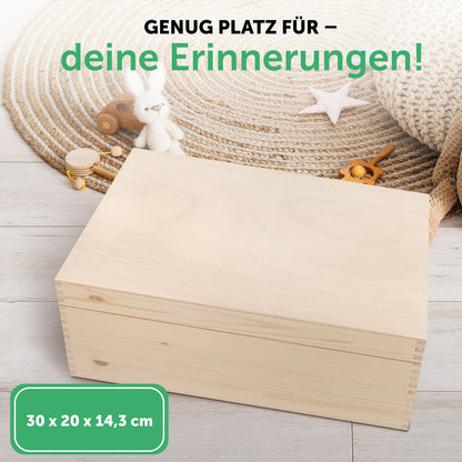 Bedruckte Erinnerungskiste zur Kommunion & Konfirmation - Kreis