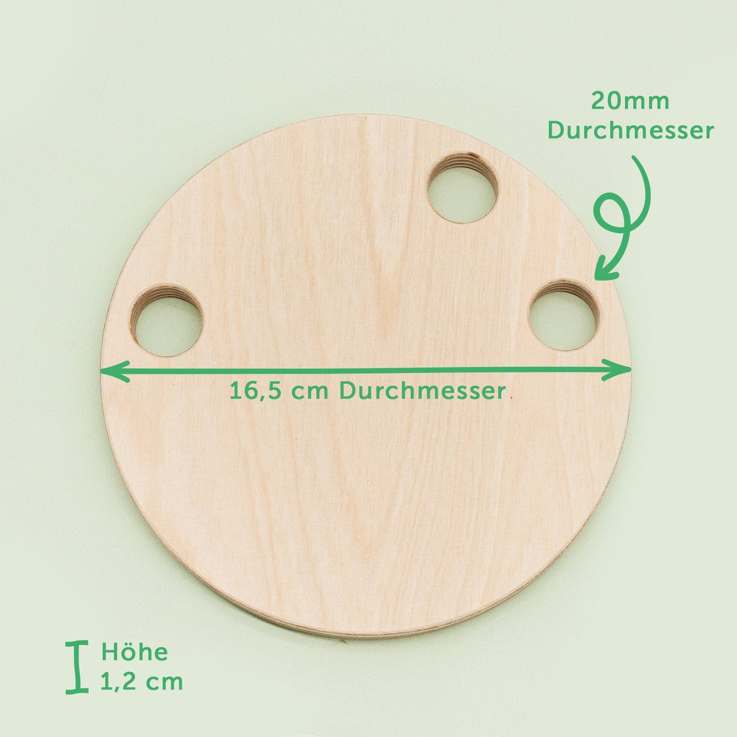Bedruckter Geburtstagsteller für Kinder - Blumenkranz V2