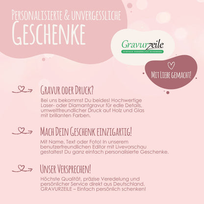 Personalisierter Kleiderbügel - Hochzeit Symbole