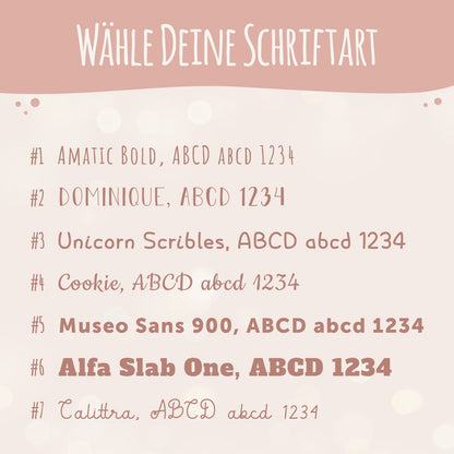 Stapelturm aus Holz (rund) von Jollein - personalisiert mit Name