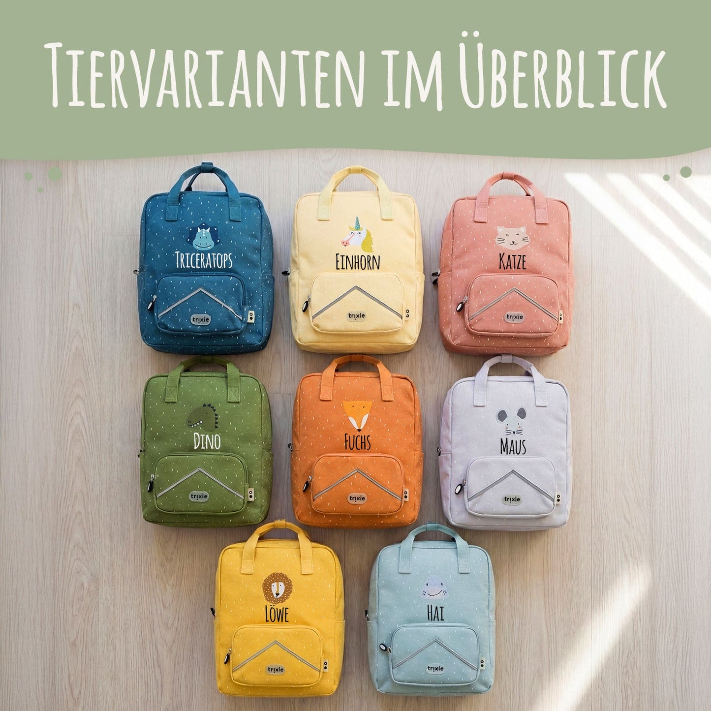trixie - Personalisierter XXL Rucksack für Kinder