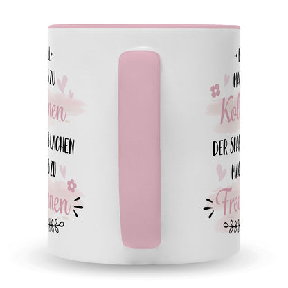 Bedruckte Tasse mit Spruch Der Zufall machte uns zu Kolleginnen