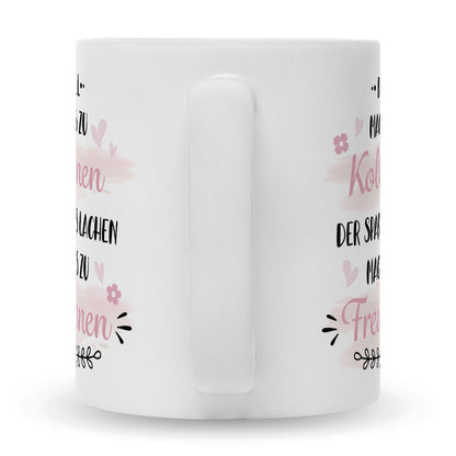 Bedruckte Tasse mit Spruch Der Zufall machte uns zu Kolleginnen