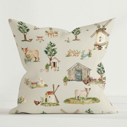“Auf dem Bauernhof” Premium Kinder Dekokissen