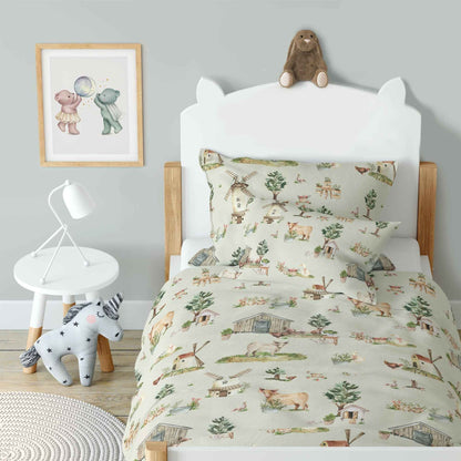 “Auf dem Bauernhof” Premium Kinderbettwäsche