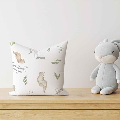 “Otter” Premium Kinder Dekokissen