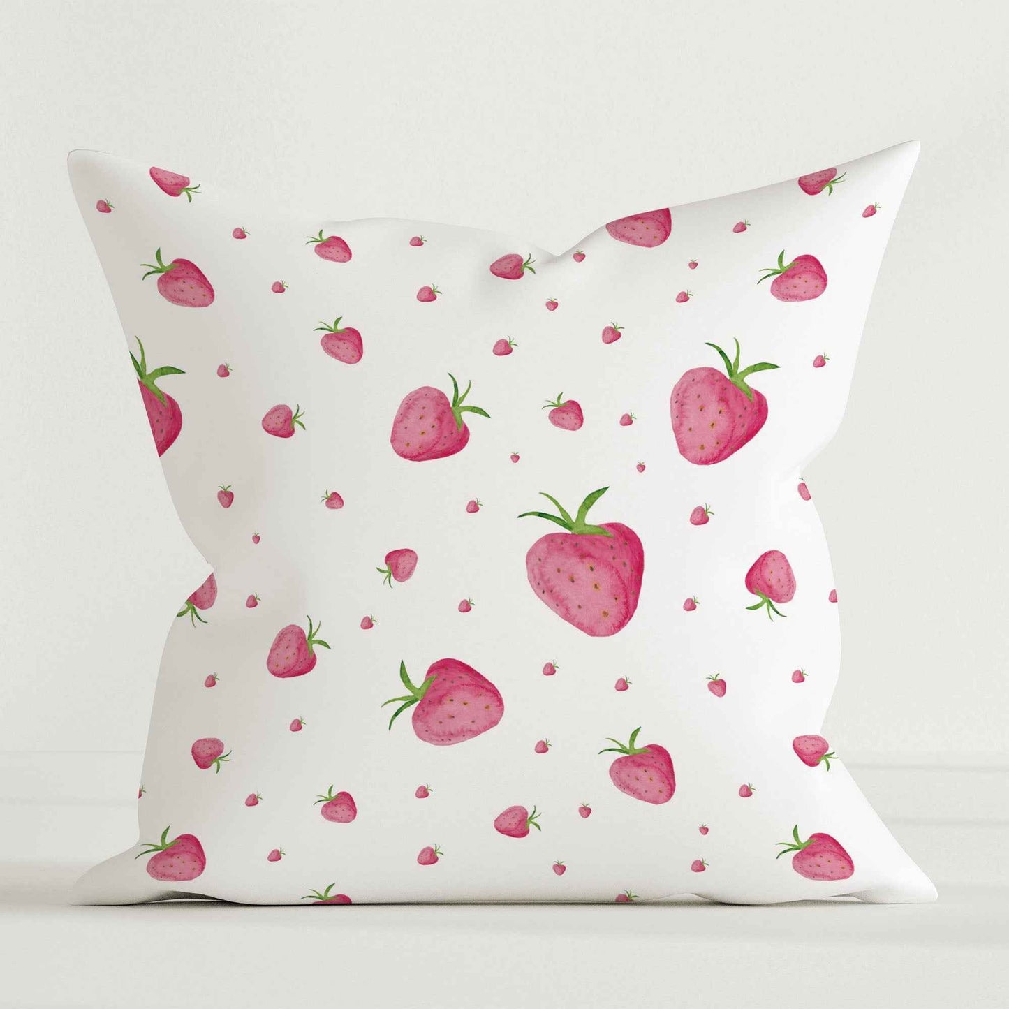 “Erdbeeren” Premium Kinder Dekokissen