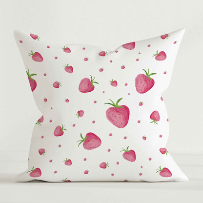 “Erdbeeren” Premium Kinder Dekokissen