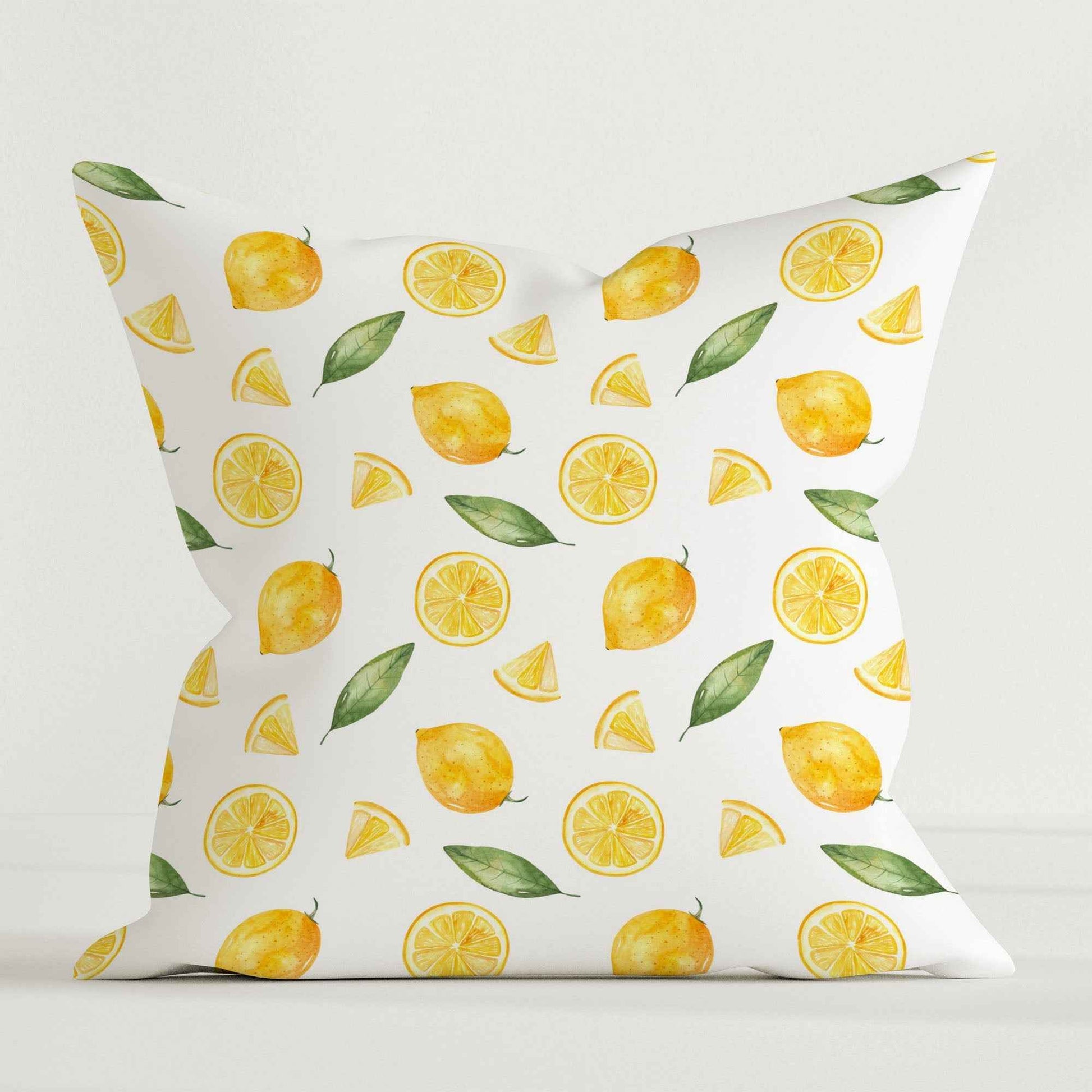 “Zitronen” Premium Kinder Dekokissen