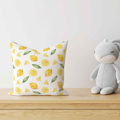 “Zitronen” Premium Kinder Dekokissen