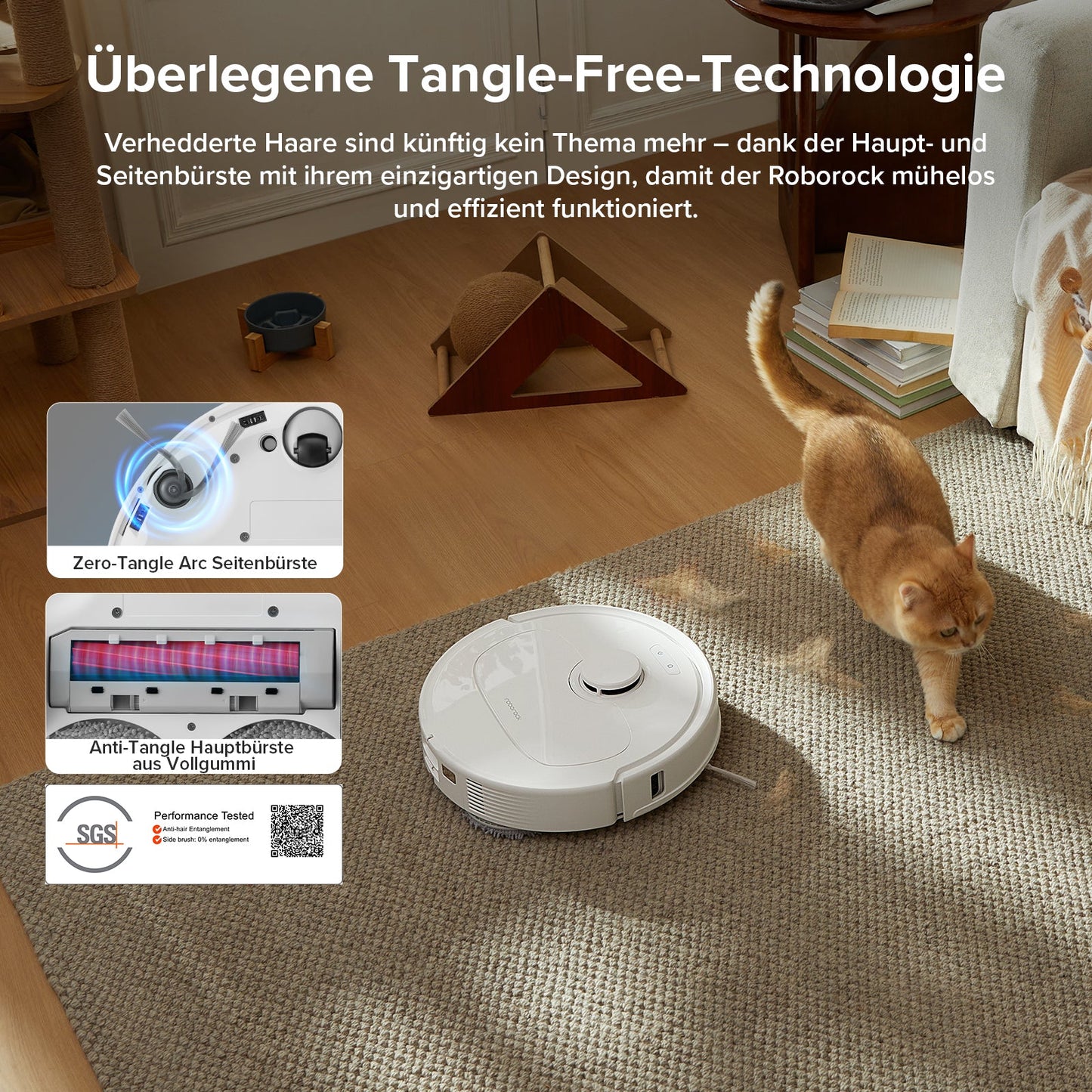 Roborock QV 35A Saugroboter mit Multifunktionsdock