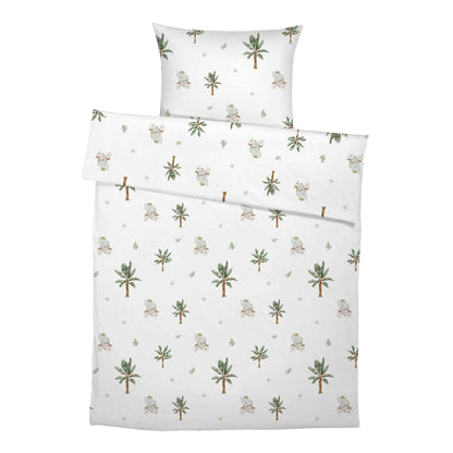"Elefanten und Palmen" Premium Kinderbettwäsche
