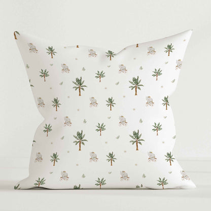 "Elefanten und Palmen" Kinder Dekokissen