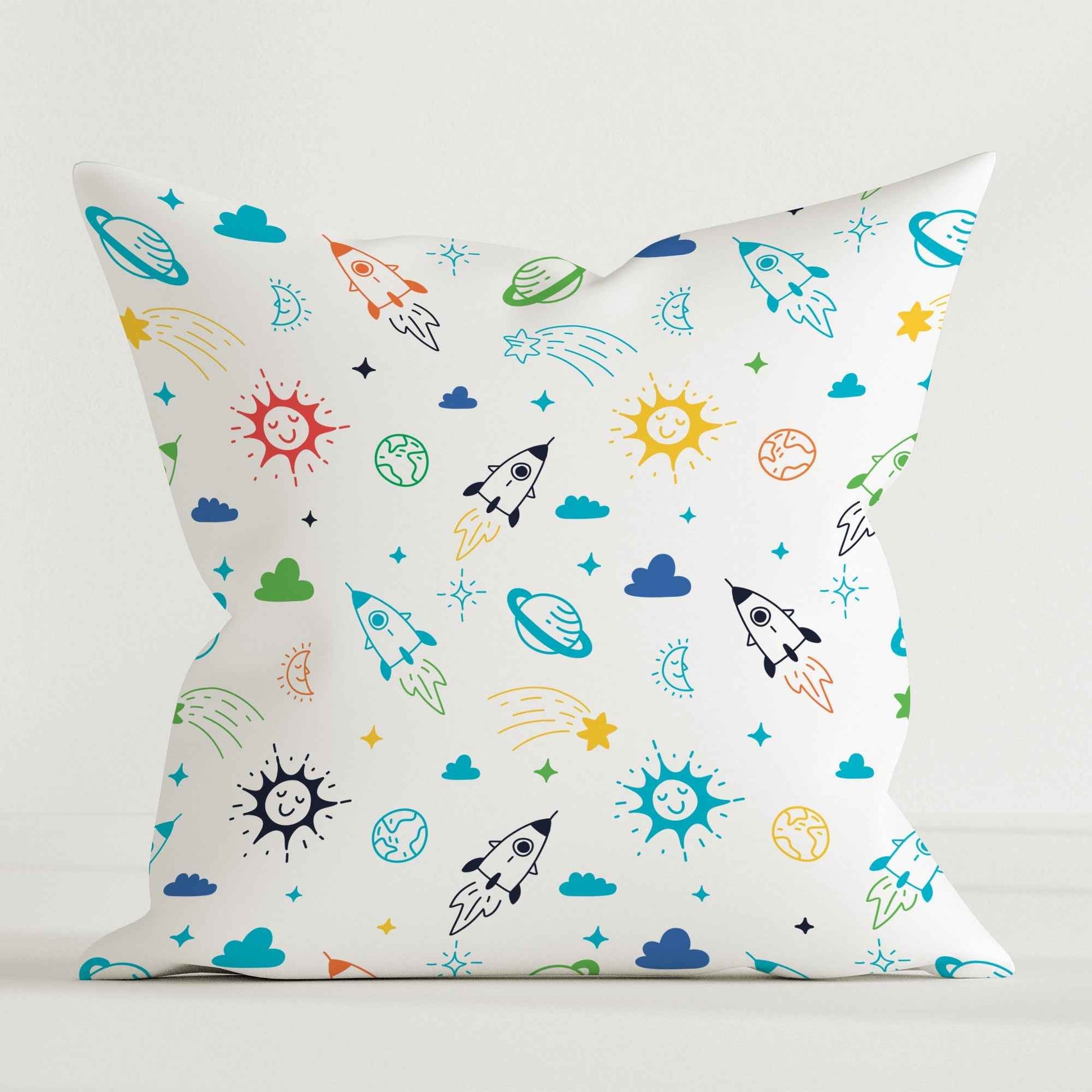 "Weltall" Kinder Dekokissen