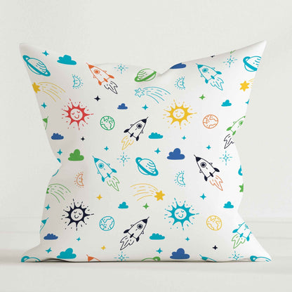 "Weltall" Kinder Dekokissen