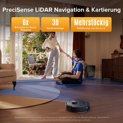 Roborock QV 35S Saugroboter mit Multifunktions-Dockingstation