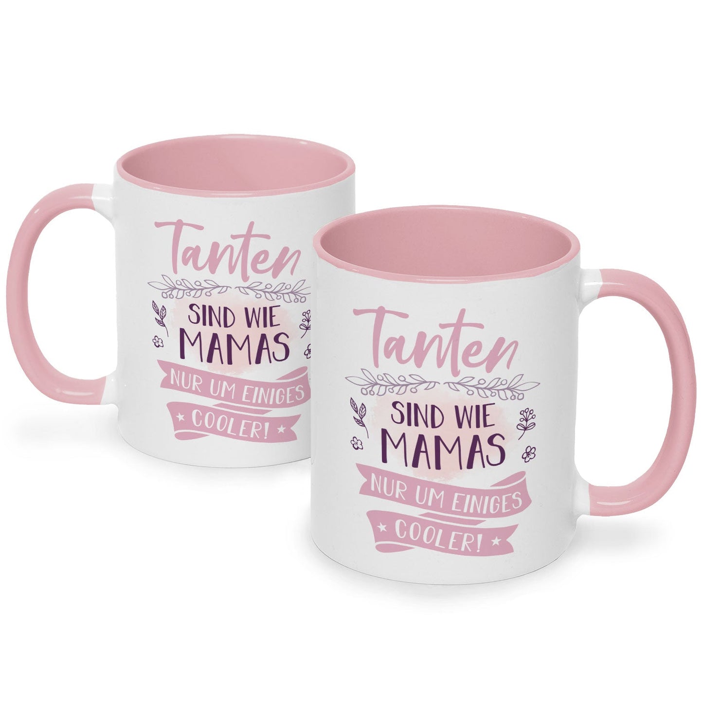 Bedruckte Tasse mit Spruch Tanten sind wie Mamas