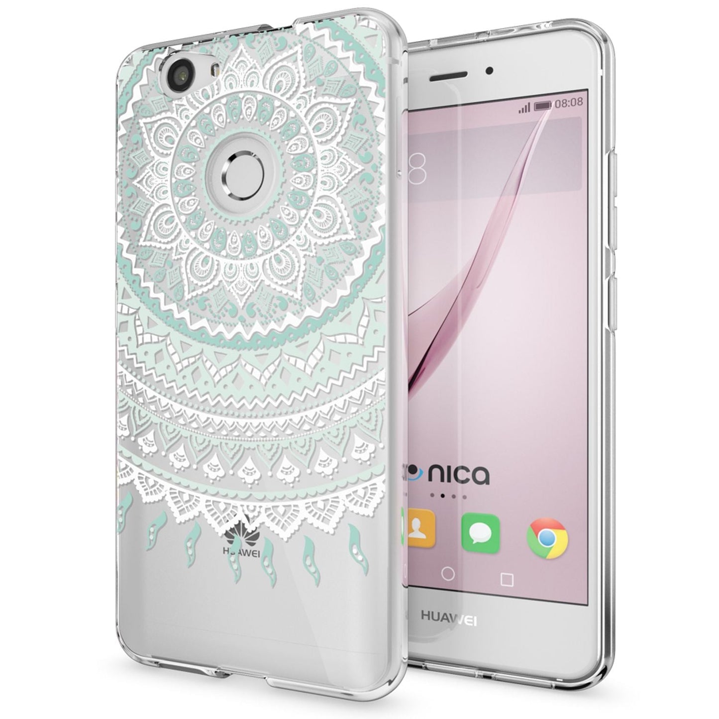 NALIA Handyhülle kompatibel mit Huawei Nova, Slim Silikon Motiv Case Cover Hülle Crystal Schutzhülle Dünn Durchsichtig, Etui Handy-Tasche Back-Cover Smart-Phone Bumper