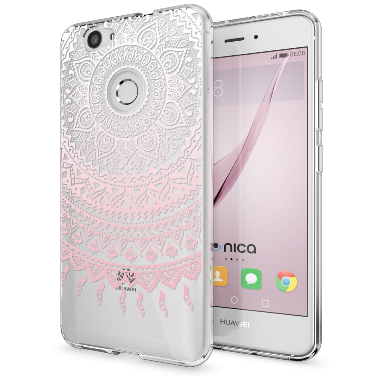NALIA Handyhülle kompatibel mit Huawei Nova, Slim Silikon Motiv Case Cover Hülle Crystal Schutzhülle Dünn Durchsichtig, Etui Handy-Tasche Back-Cover Smart-Phone Bumper