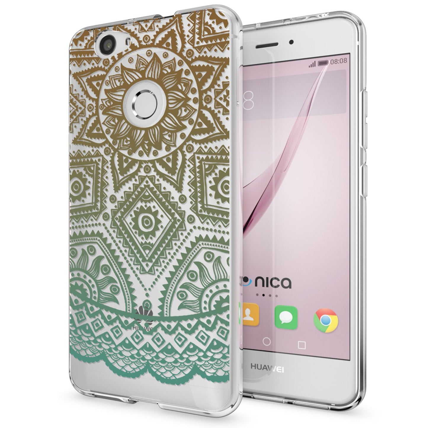 NALIA Handyhülle kompatibel mit Huawei Nova, Slim Silikon Motiv Case Cover Hülle Crystal Schutzhülle Dünn Durchsichtig, Etui Handy-Tasche Back-Cover Smart-Phone Bumper