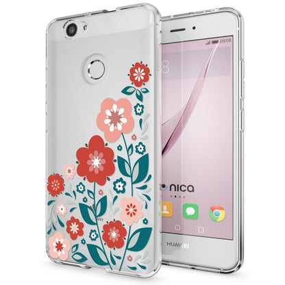 NALIA Handyhülle kompatibel mit Huawei Nova, Slim Silikon Motiv Case Cover Hülle Crystal Schutzhülle Dünn Durchsichtig, Etui Handy-Tasche Back-Cover Smart-Phone Bumper