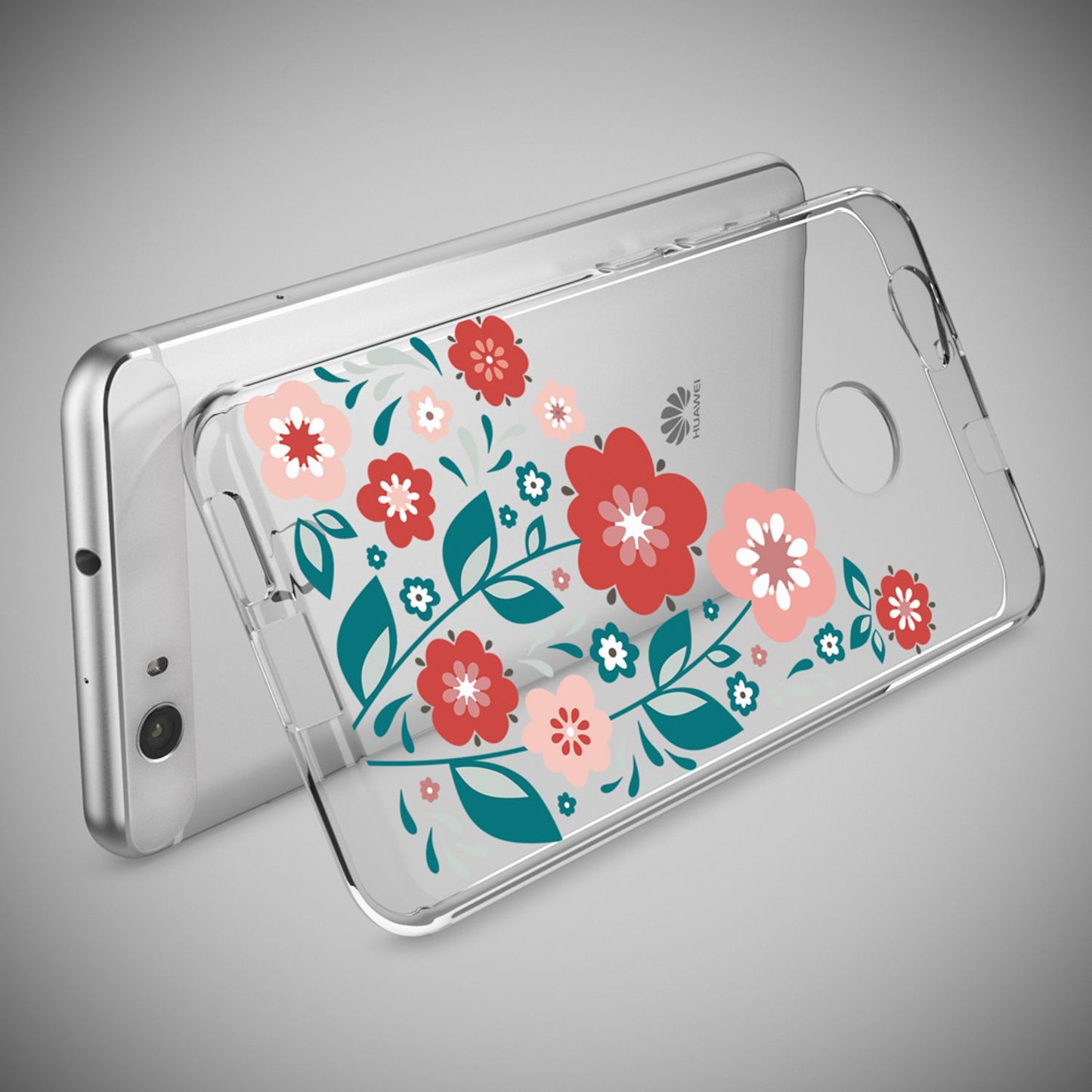 NALIA Handyhülle kompatibel mit Huawei Nova, Slim Silikon Motiv Case Cover Hülle Crystal Schutzhülle Dünn Durchsichtig, Etui Handy-Tasche Back-Cover Smart-Phone Bumper