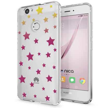 NALIA Handyhülle kompatibel mit Huawei Nova, Slim Silikon Motiv Case Cover Hülle Crystal Schutzhülle Dünn Durchsichtig, Etui Handy-Tasche Back-Cover Smart-Phone Bumper
