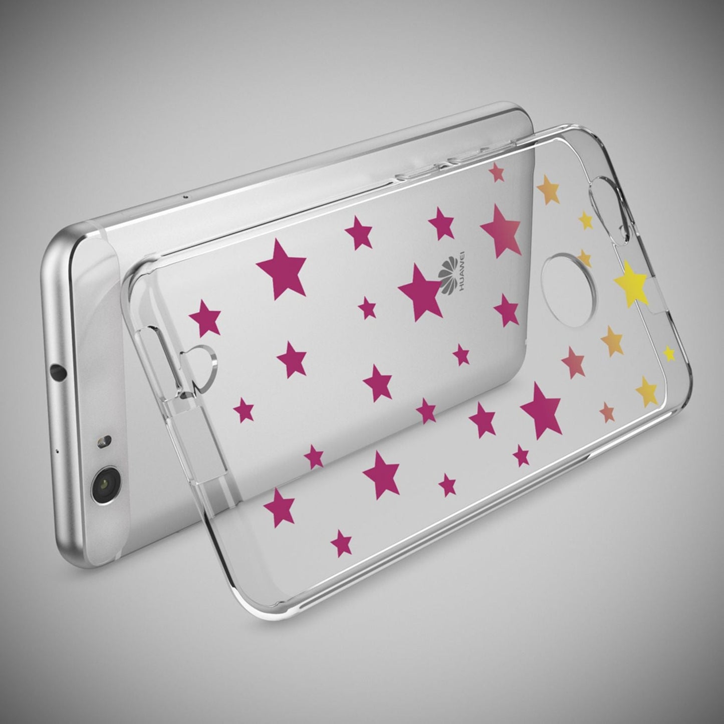 NALIA Handyhülle kompatibel mit Huawei Nova, Slim Silikon Motiv Case Cover Hülle Crystal Schutzhülle Dünn Durchsichtig, Etui Handy-Tasche Back-Cover Smart-Phone Bumper