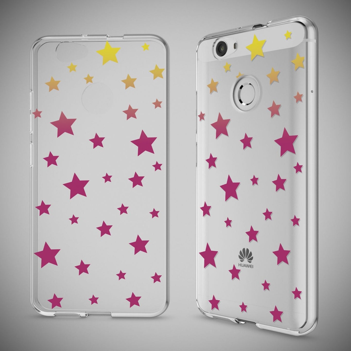 NALIA Handyhülle kompatibel mit Huawei Nova, Slim Silikon Motiv Case Cover Hülle Crystal Schutzhülle Dünn Durchsichtig, Etui Handy-Tasche Back-Cover Smart-Phone Bumper