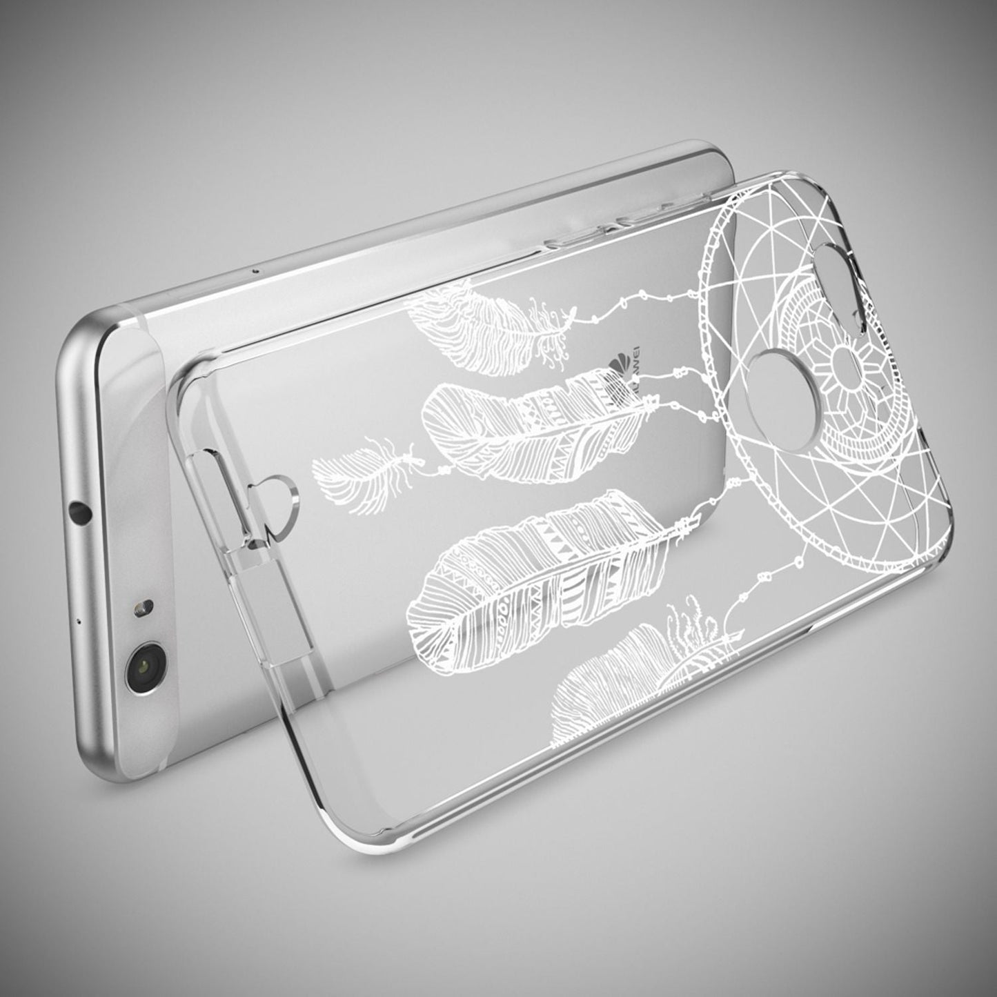 NALIA Handyhülle kompatibel mit Huawei Nova, Slim Silikon Motiv Case Cover Hülle Crystal Schutzhülle Dünn Durchsichtig, Etui Handy-Tasche Back-Cover Smart-Phone Bumper