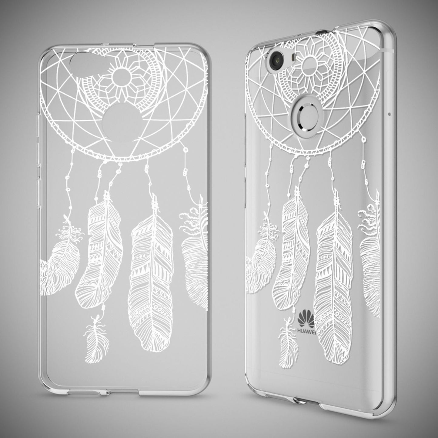 NALIA Handyhülle kompatibel mit Huawei Nova, Slim Silikon Motiv Case Cover Hülle Crystal Schutzhülle Dünn Durchsichtig, Etui Handy-Tasche Back-Cover Smart-Phone Bumper