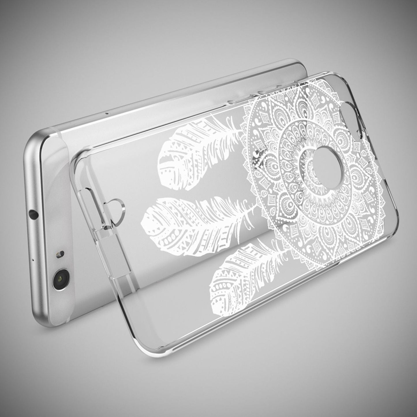 NALIA Handyhülle kompatibel mit Huawei Nova, Slim Silikon Motiv Case Cover Hülle Crystal Schutzhülle Dünn Durchsichtig, Etui Handy-Tasche Back-Cover Smart-Phone Bumper