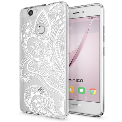 NALIA Handyhülle kompatibel mit Huawei Nova, Slim Silikon Motiv Case Cover Hülle Crystal Schutzhülle Dünn Durchsichtig, Etui Handy-Tasche Back-Cover Smart-Phone Bumper