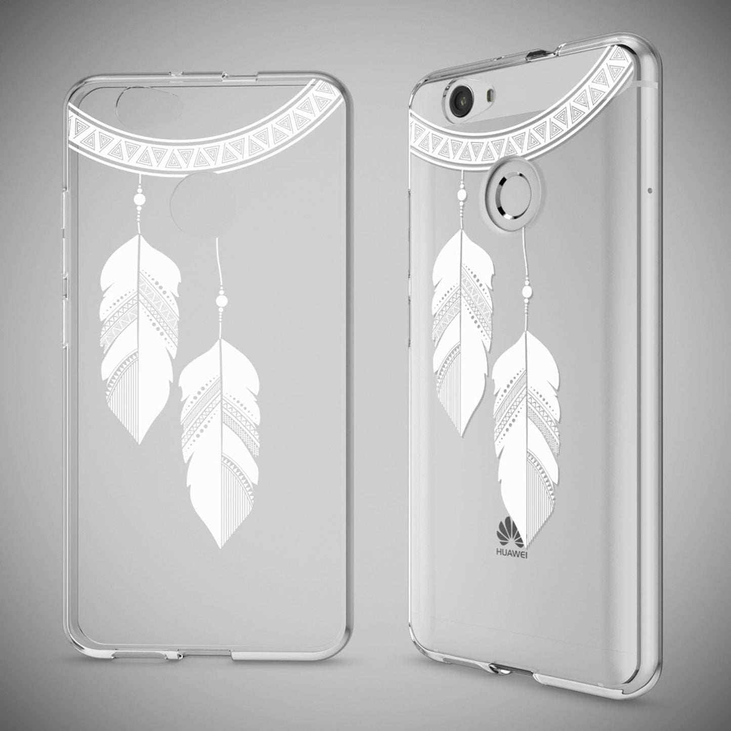NALIA Handyhülle kompatibel mit Huawei Nova, Slim Silikon Motiv Case Cover Hülle Crystal Schutzhülle Dünn Durchsichtig, Etui Handy-Tasche Back-Cover Smart-Phone Bumper