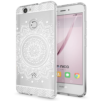 NALIA Handyhülle kompatibel mit Huawei Nova, Slim Silikon Motiv Case Cover Hülle Crystal Schutzhülle Dünn Durchsichtig, Etui Handy-Tasche Back-Cover Smart-Phone Bumper