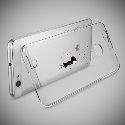 NALIA Handyhülle kompatibel mit Huawei Nova, Slim Silikon Motiv Case Cover Hülle Crystal Schutzhülle Dünn Durchsichtig, Etui Handy-Tasche Back-Cover Smart-Phone Bumper